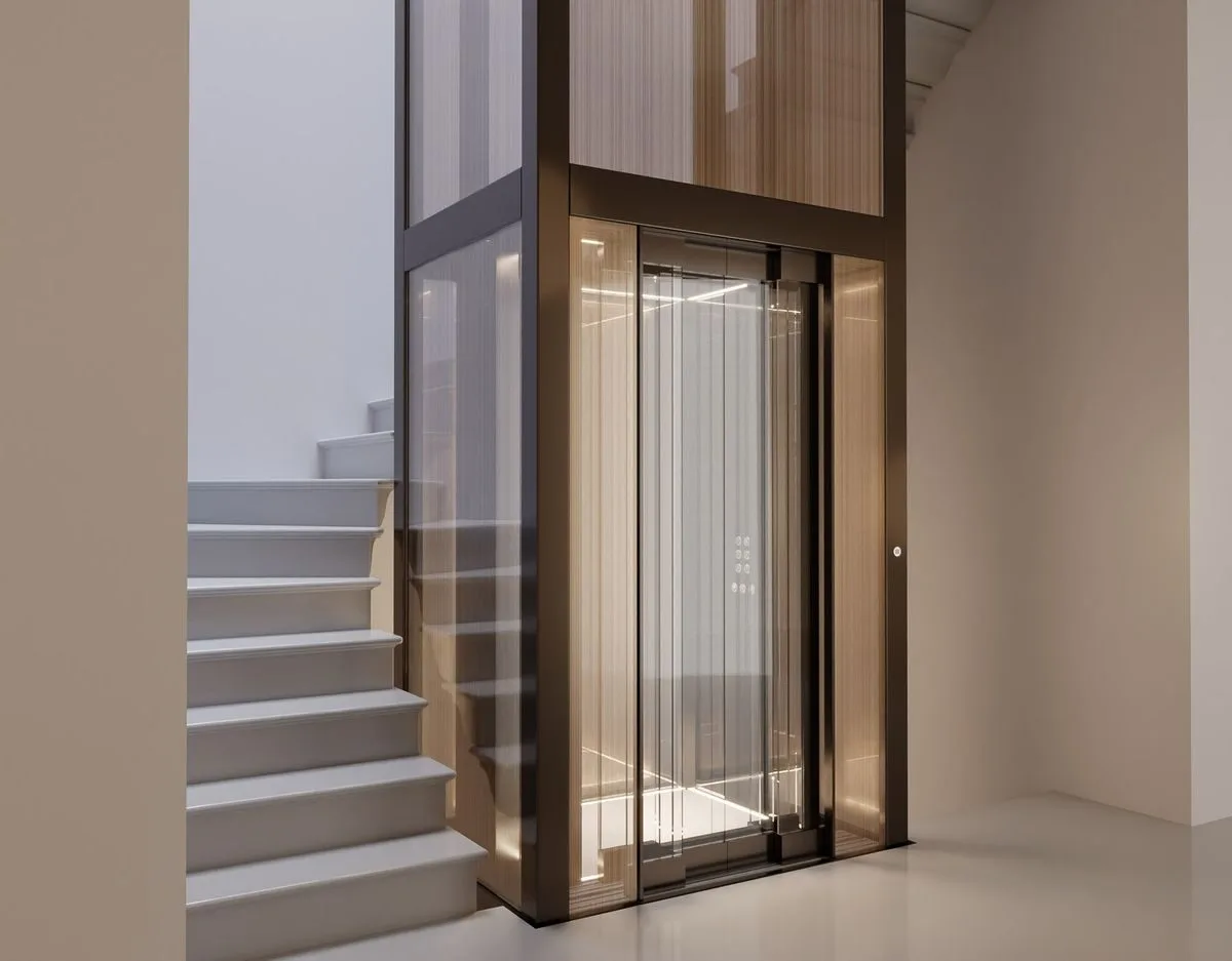 MRL Elevators - Machine-Room-Less Lifts for Maximum Space Efficiency interior and door finish